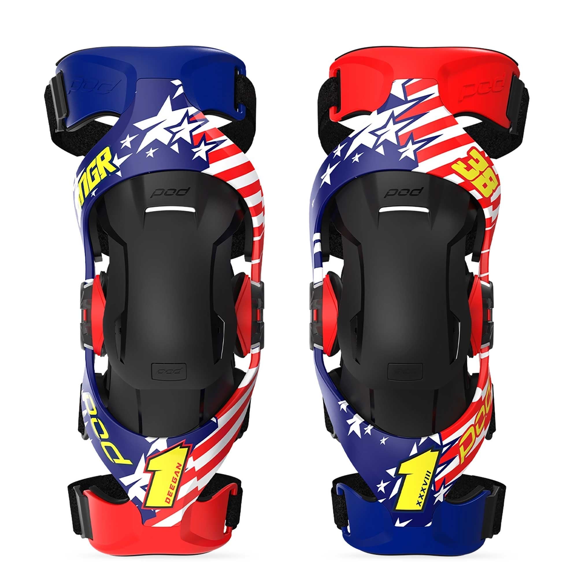 POD MX - Knee Brace - K4 2.0 - DNGR 2.0