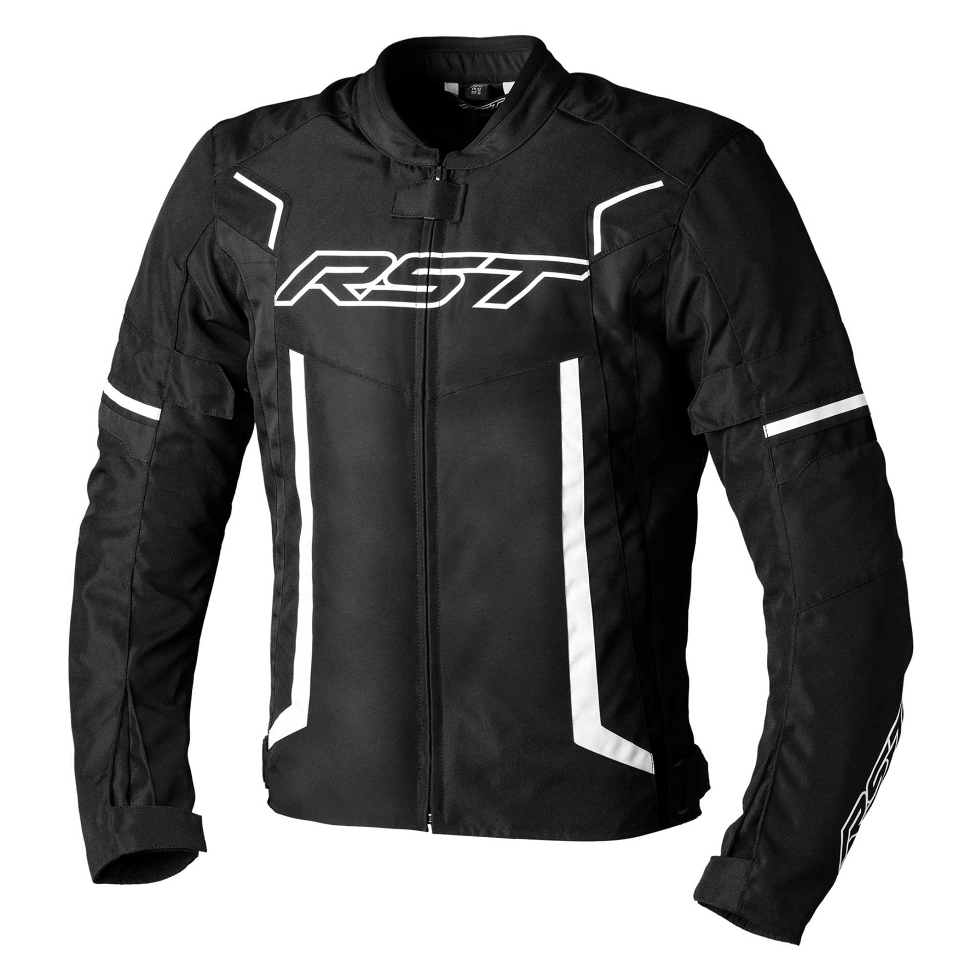 RST Motorcycle Sports | Road Textile Jacket - Pilot Evo (Black/Black/White)