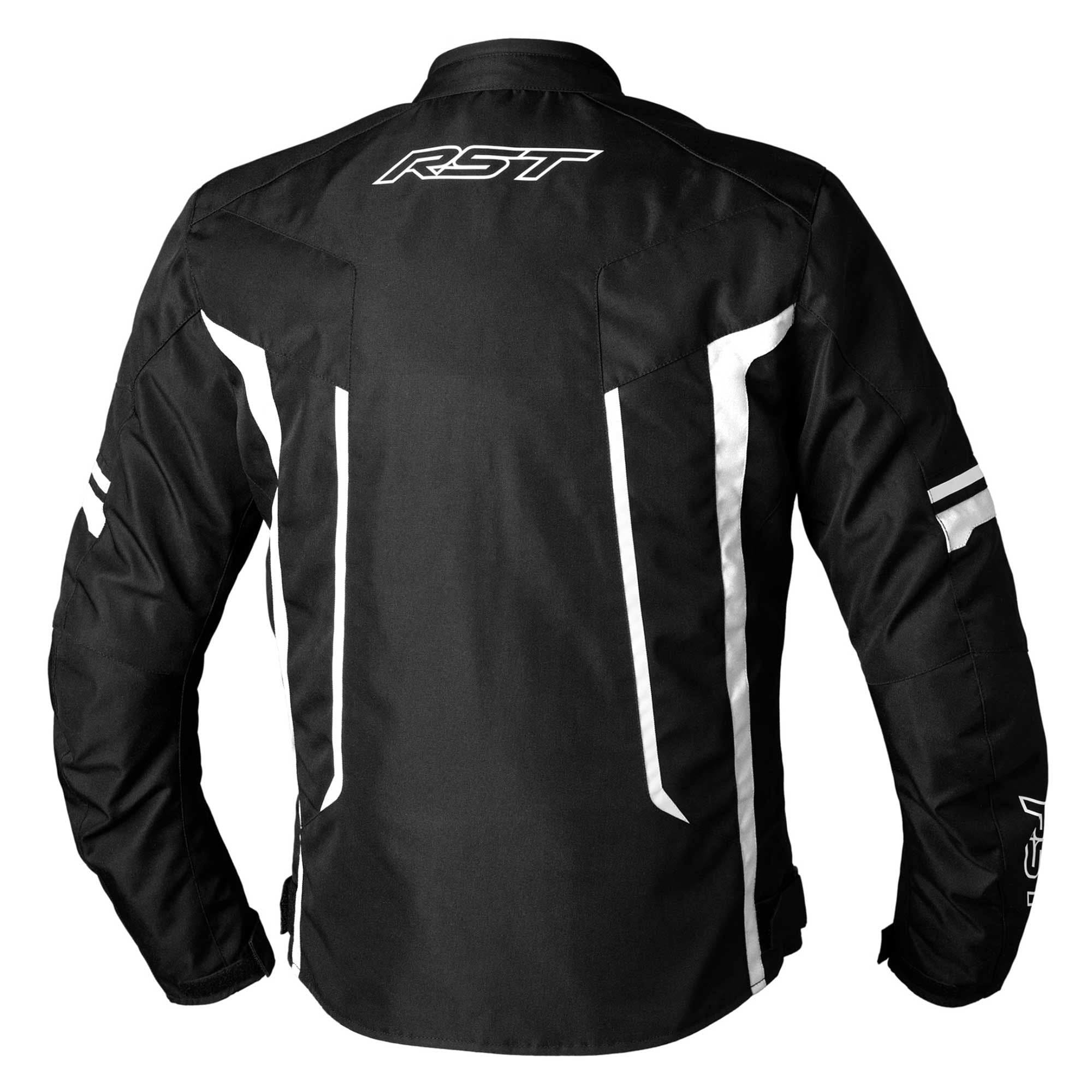 RST Motorcycle Sports | Road Textile Jacket - Pilot Evo (Black/Black/White)