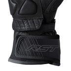 RST Motorcycle Road | Sports Leather Gloves - Fulcrum CE (Black/Black)
