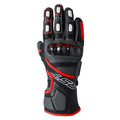 RST Motorcycle Road | Sports Leather Gloves - Fulcrum CE (Grey/Red/Black)