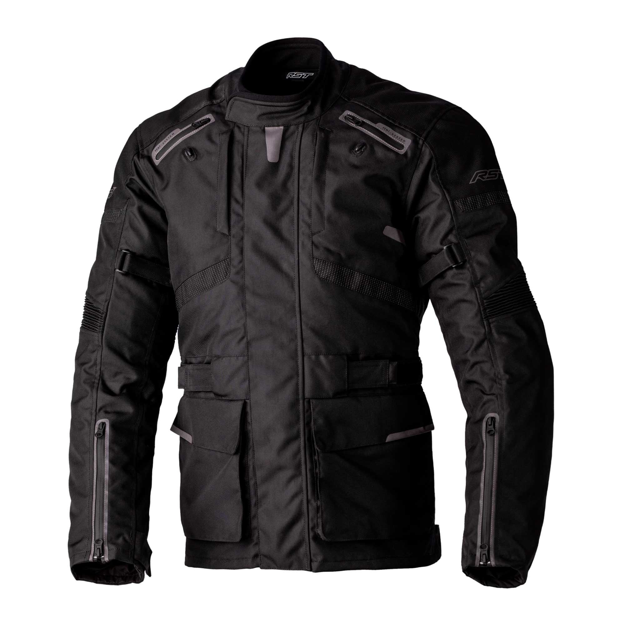 RST Motorcycle Adventure Textile Jacket - Endurance CE (Black/Black)
