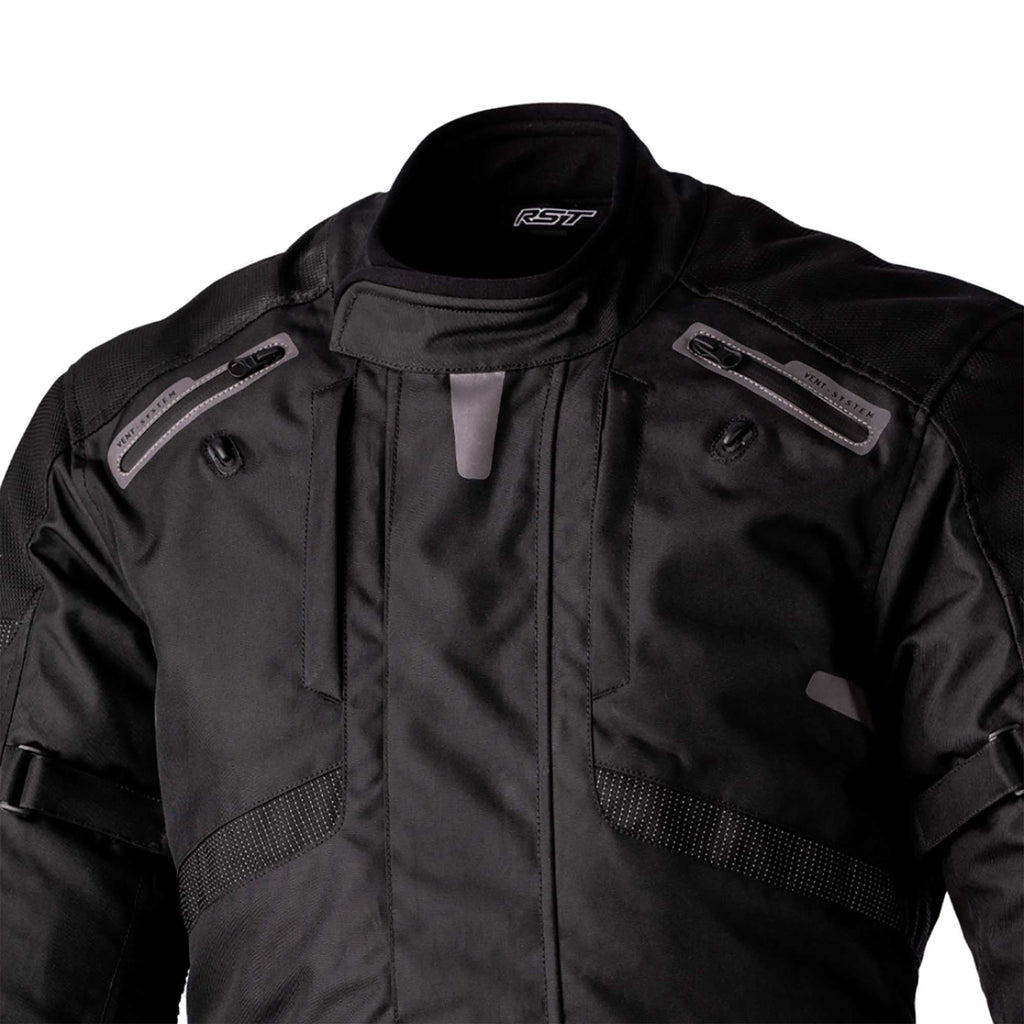 RST Motorcycle Adventure Textile Jacket - Endurance CE (Black/Black)