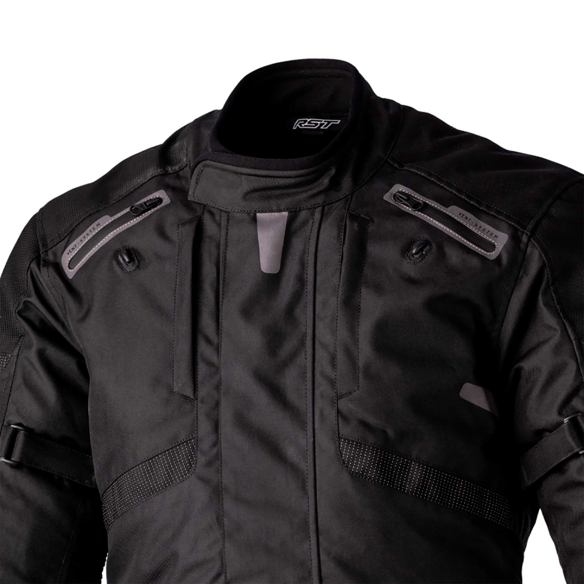 RST Motorcycle Adventure Textile Jacket - Endurance CE (Black/Black)