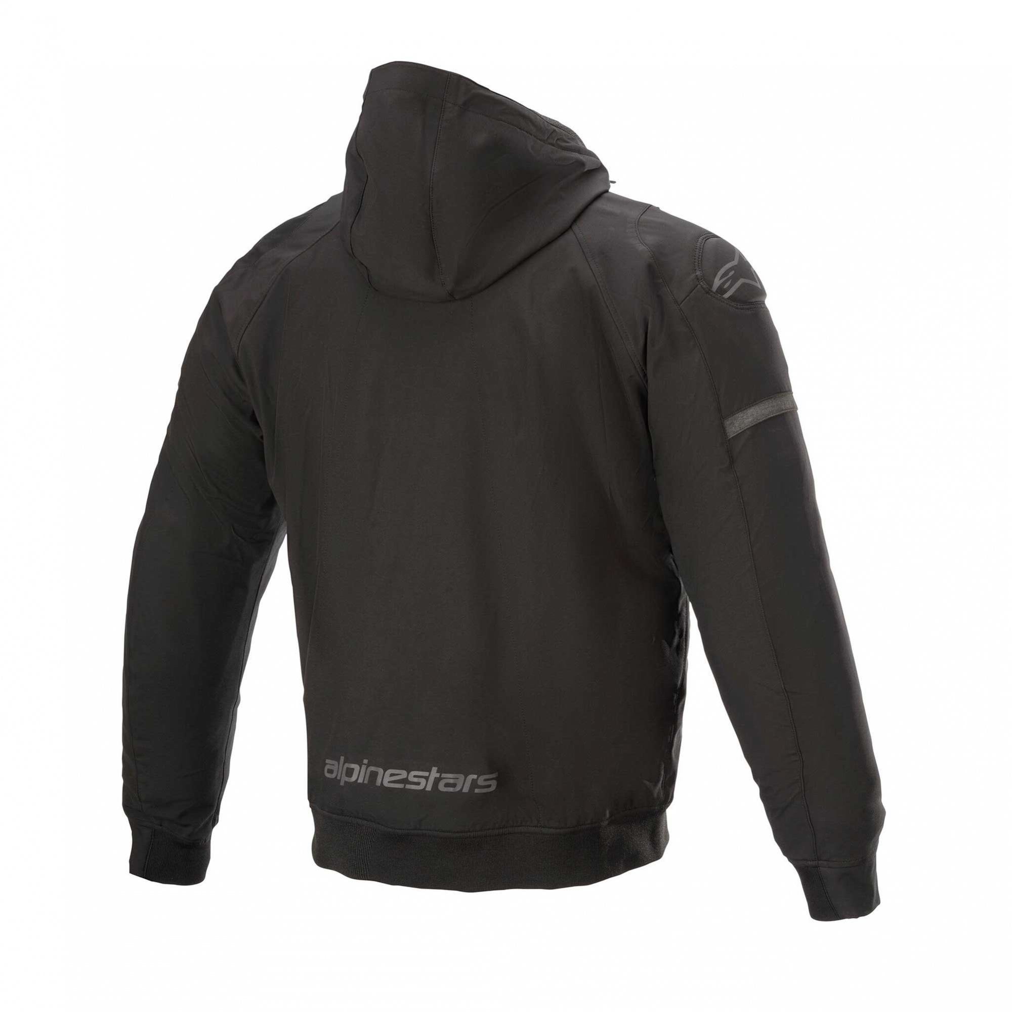 Alpinestars Sektor V2 Tech Hoodie Motorcycle Sports Softshell Jacket (Black)
