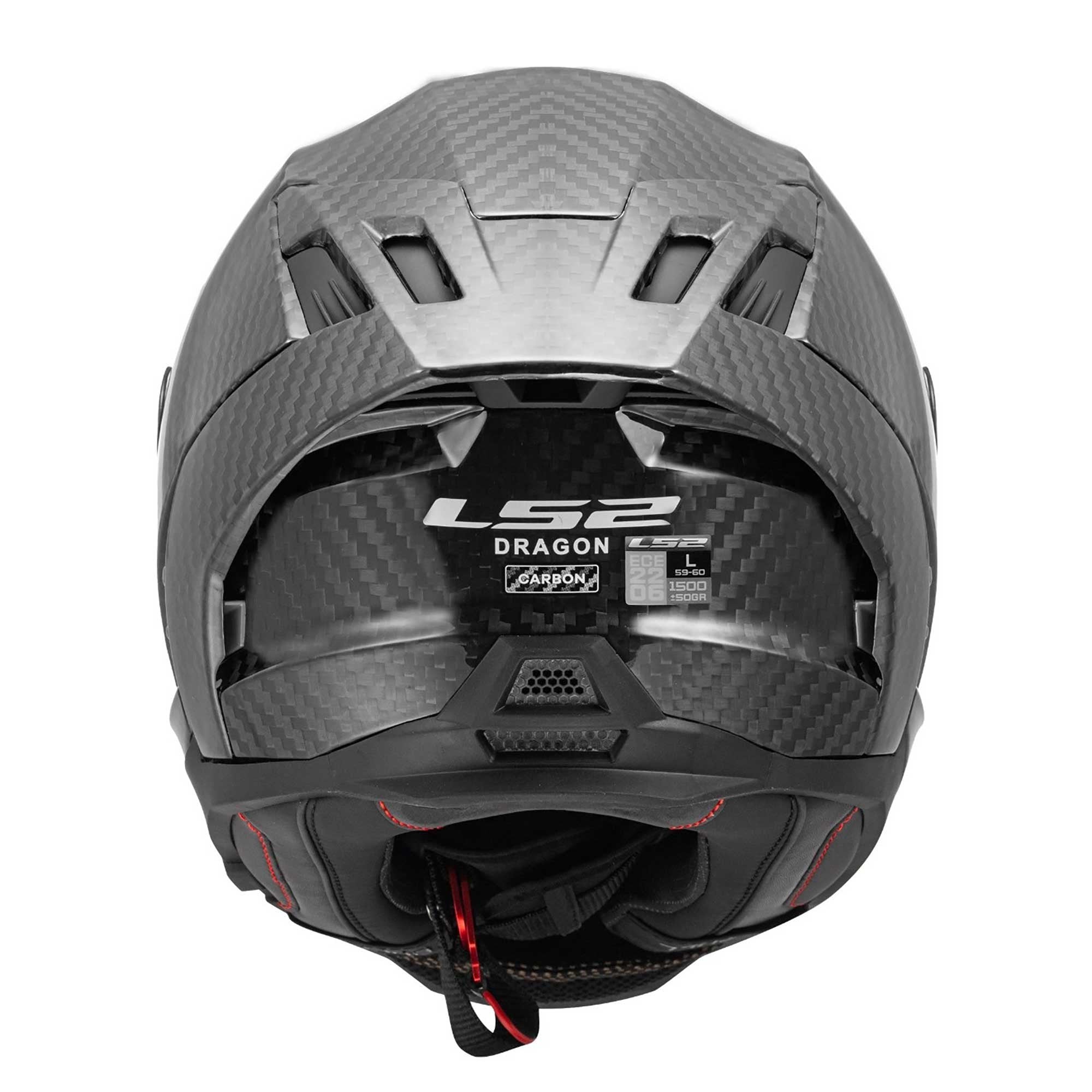 LS2 Motorcycle Road | Race Helmet - FF807 Dragon (Matt Carbon)