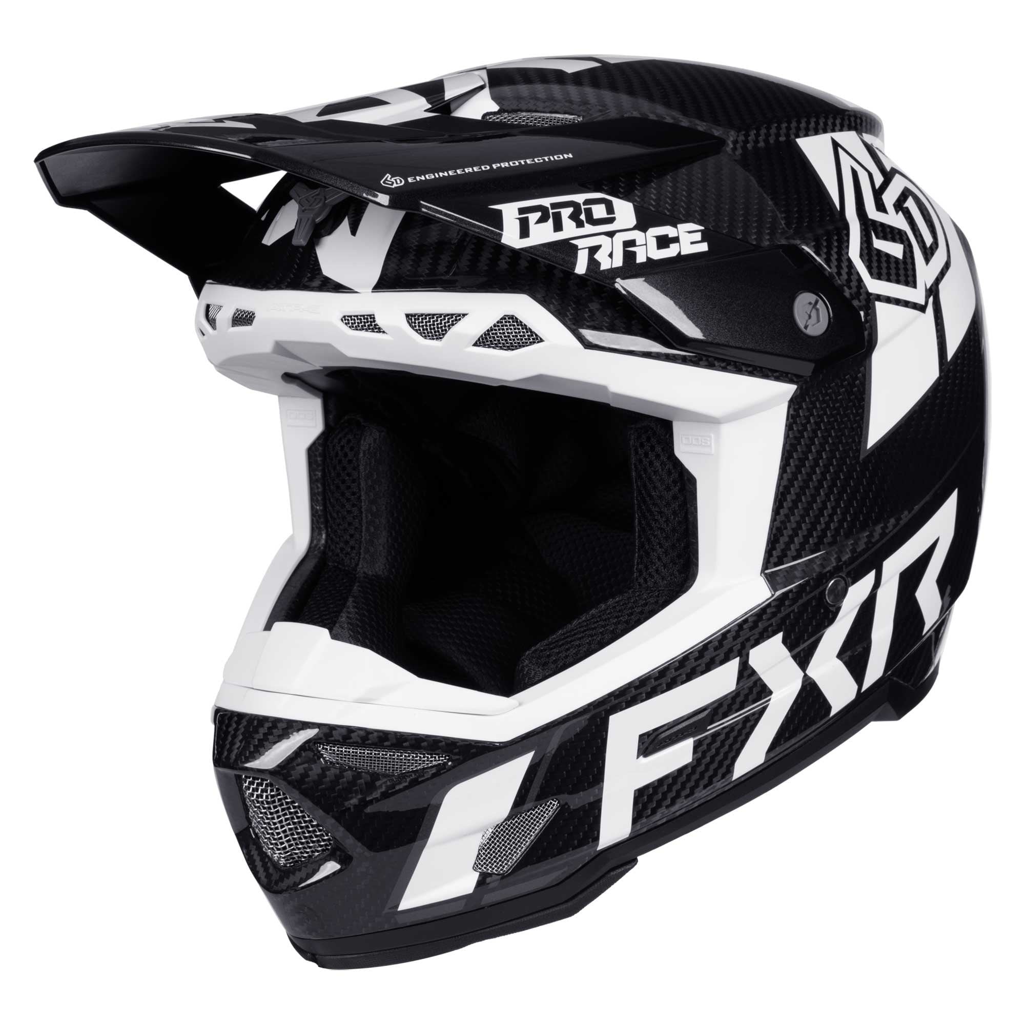 6D (MX26) Youth Helmet - ATR-3Y - FXR Prime (Black/White)