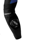 RST Motorcycle 1pc Race Suit - Tractech EVO D3O Armour (Black / Blue)