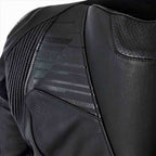 RST Motorcycle Race | Road Leather Jacket - Tractech Evo D3O Armour (Black / White)