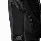 RST Motorcycle Race | Road Leather Jacket - Tractech Evo D3O Armour (Black / White)