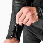 RST Motorcycle Classic | Urban Leather Jacket - Roadster Air D3O Armour (Black)