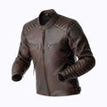 RST Motorcycle Classic | Urban Leather Jacket - Roadster Air D3O Armour (Walnut Brown)