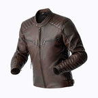 RST Motorcycle Classic | Urban Leather Jacket - Roadster Air D3O Armour (Walnut Brown)
