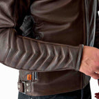 RST Motorcycle Classic | Urban Leather Jacket - Roadster Air D3O Armour (Walnut Brown)
