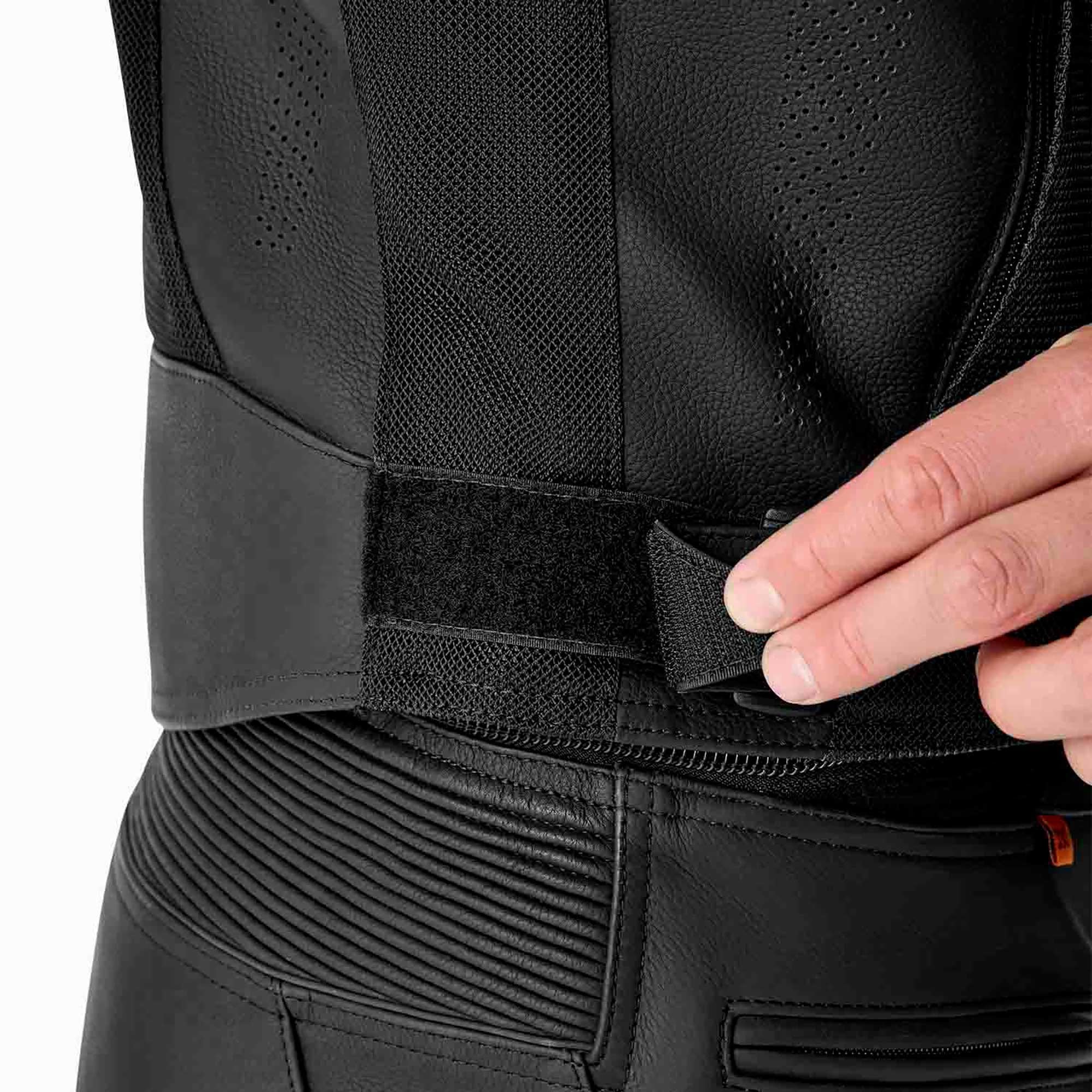 RST Motorcycle Leather | Mesh Vented Jacket - S1 Mesh D3O Armour (Black / Black / Black)
