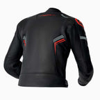 RST Motorcycle Sports | Road Leather Jacket - S1 D3O Armour (Black /  Grey / Red)