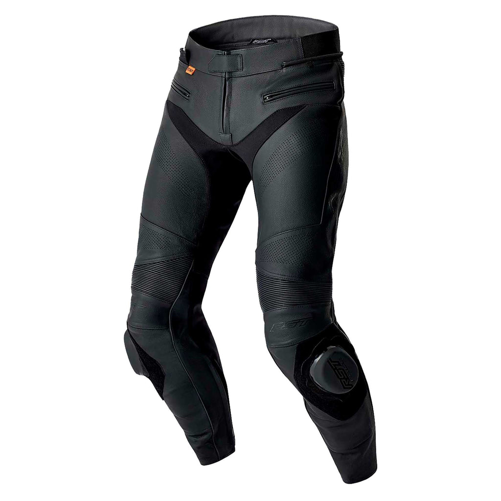 RST Motorcycle Sports | Road Leather Jeans - S1 D3O Armour (Black)