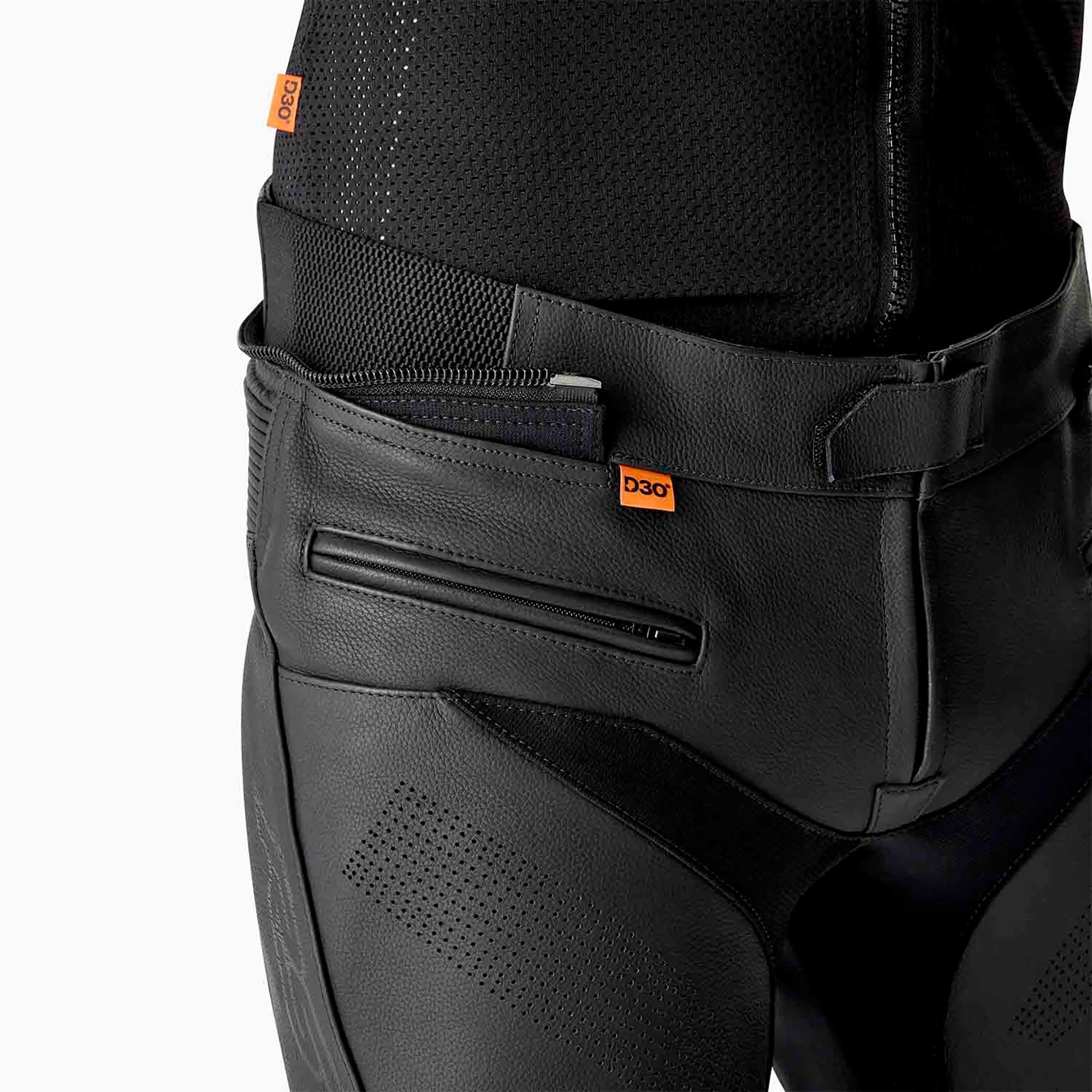 RST Motorcycle Sports | Road Leather Jeans - S1 D3O Armour (Black)