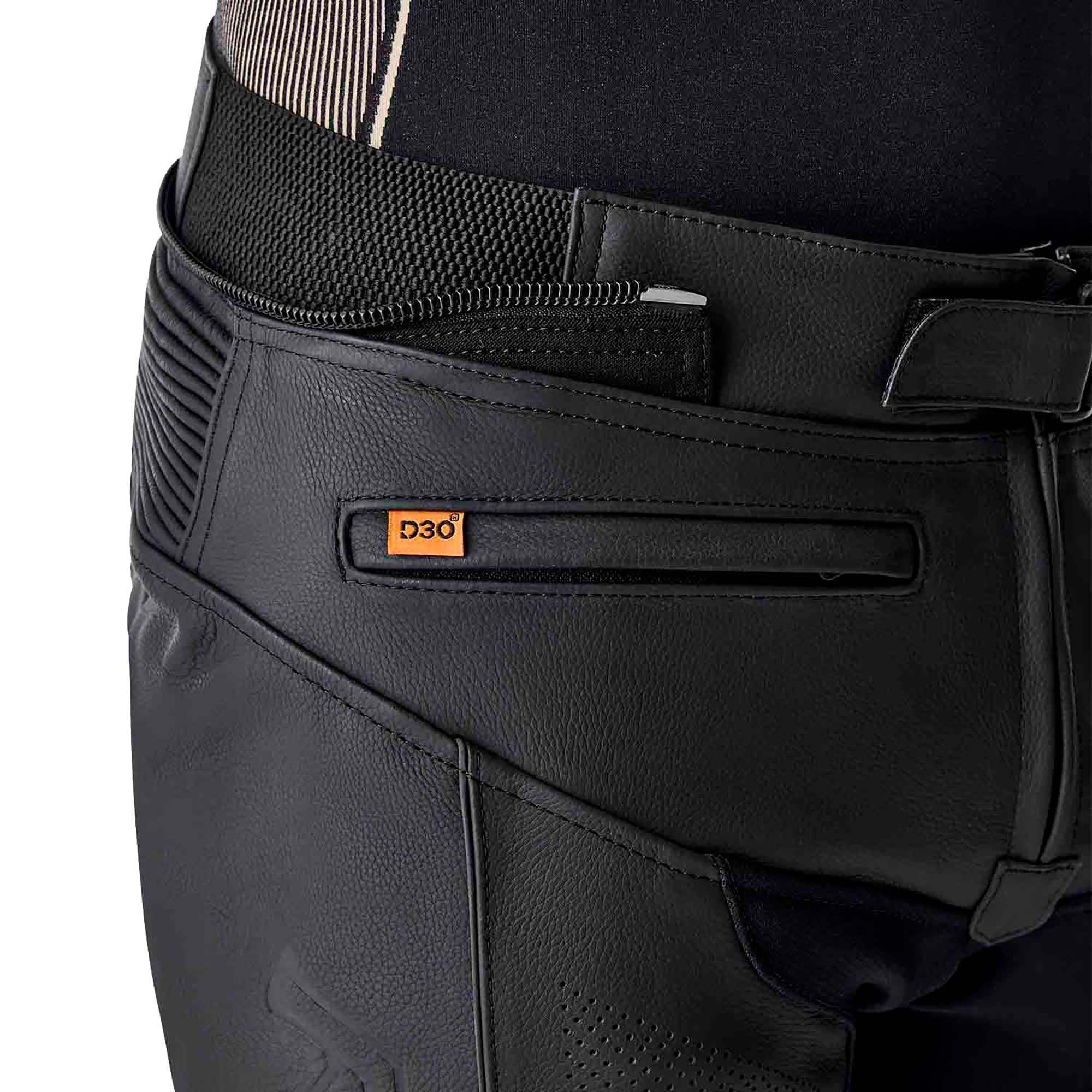 RST Motorcycle Sports | Road Leather Jeans - T2 D3O Armour (Black)