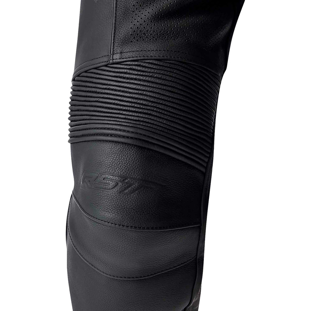 RST Motorcycle Sports | Road Leather Jeans - T2 D3O Armour *Short Leg* (Black)