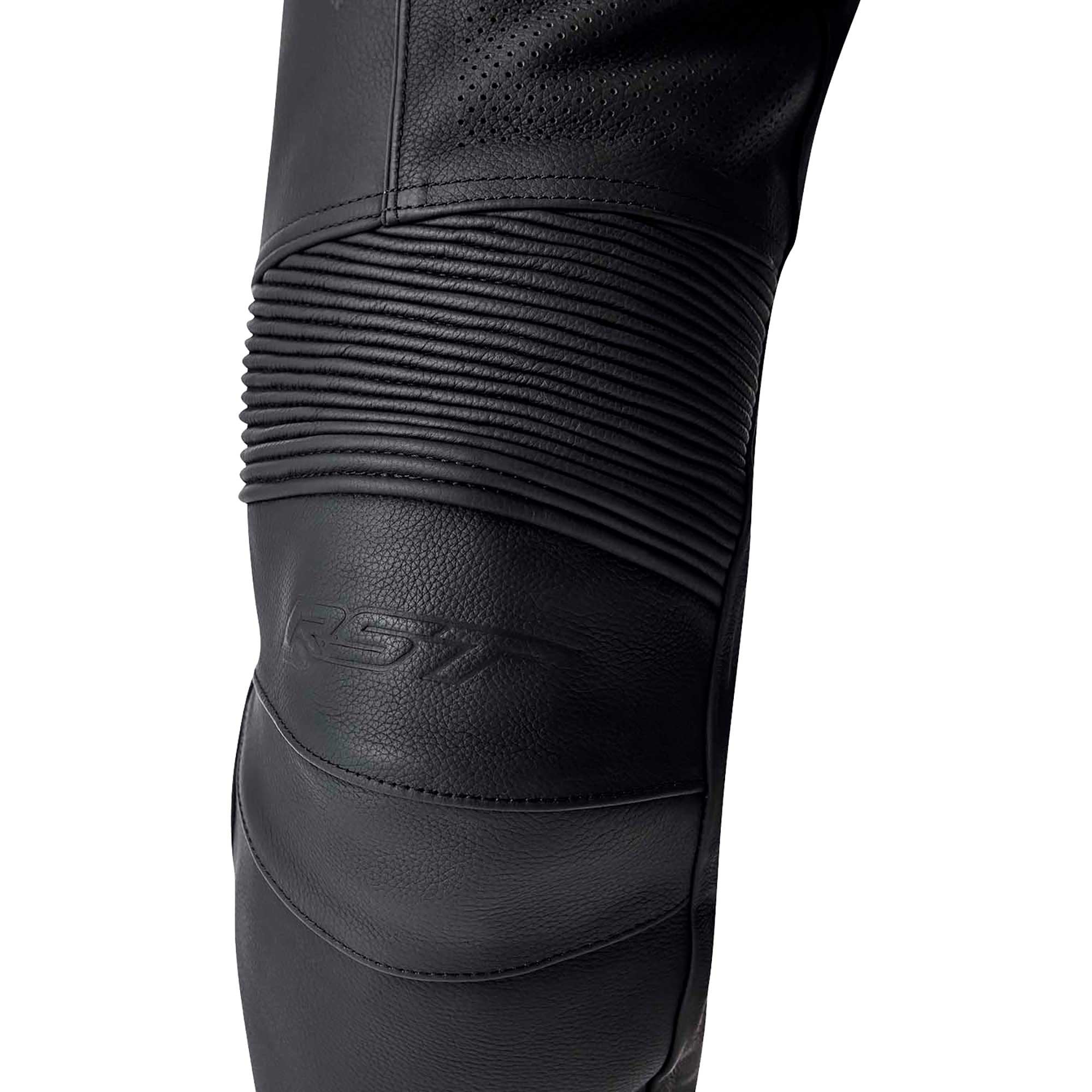 RST Motorcycle Sports | Road Leather Jeans - T2 D3O Armour *Short Leg* (Black)