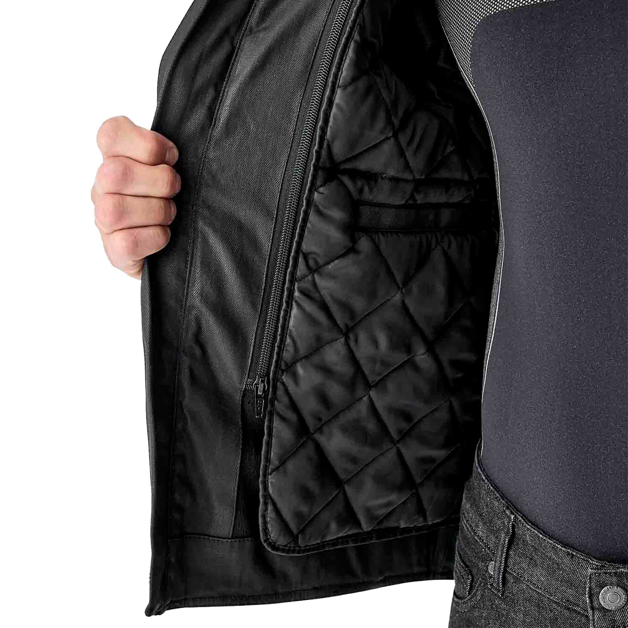 RST Motorcycle Classic | Urban Textile Jacket - Brixton D3O Armour (Black)