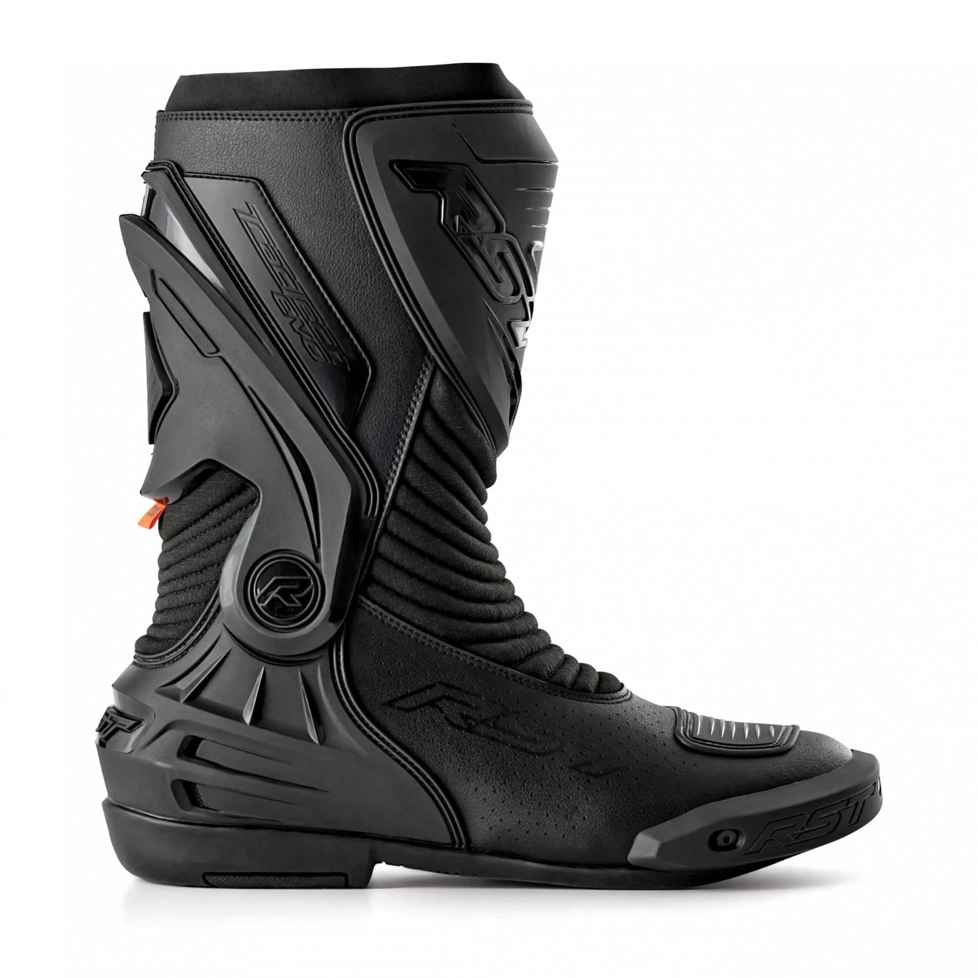 RST Motorcycle Race | Road Boots - Tractech Evo D3O (Black / Black)