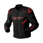 RST Motorcycle Sports | Road Textile Jacket - S1 D3O Armour (Black /  Grey / Red)