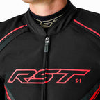 RST Motorcycle Sports | Road Textile Jacket - S1 D3O Armour (Black /  Grey / Red)