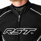 RST Motorcycle Sports | Road Textile Jacket - S1 D3O Armour (Black / White)