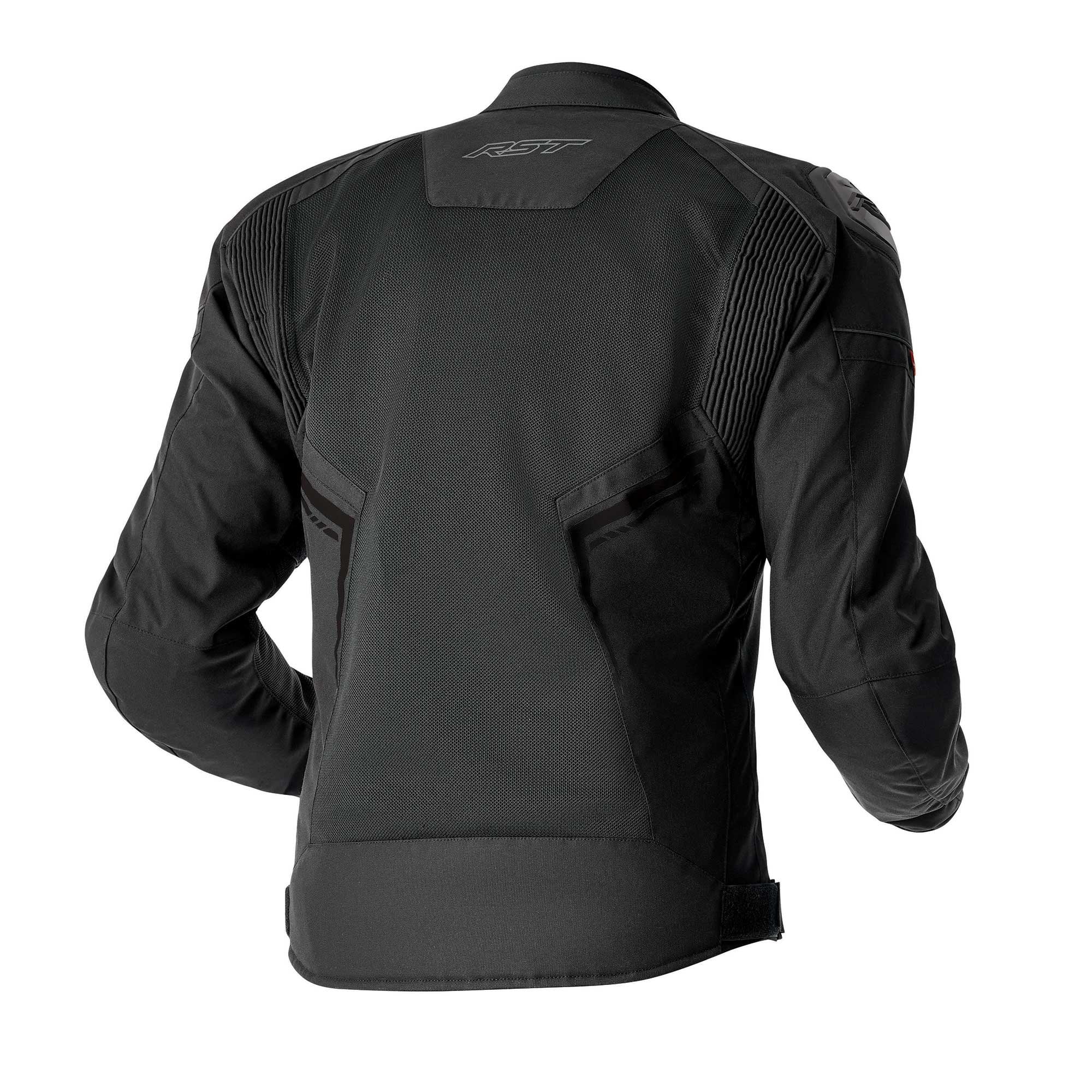 RST Motorcycle Sports | Road Textile Vented Jacket - S1 Mesh D3O Armour (Black)