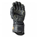 RST Motorcycle Race | Road Leather Gloves - Pro Series GP D3O Armour (Black / Black)