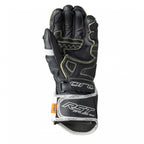 RST Motorcycle Race | Road Leather Gloves - Pro Series GP D3O Armour (Black / White)