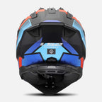 LS2 Motorcycle Adventure Helmet - MX702 BLOCK (Black/Red/Blue)