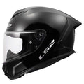 LS2 Motorcycle Road Helmet - FF820 Rapid 3 Solid (Gloss Black)