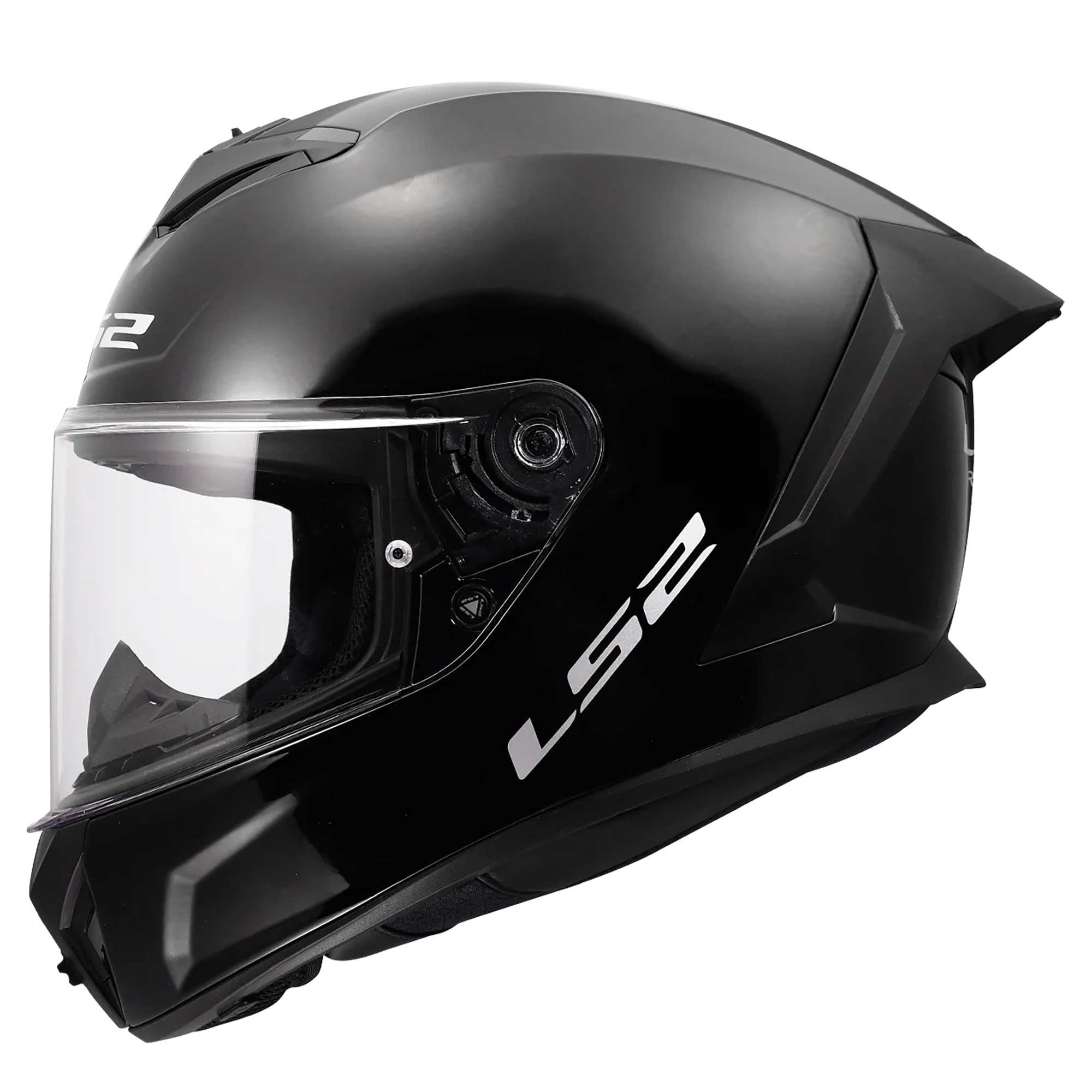LS2 Motorcycle Road Helmet - FF820 Rapid 3 Solid (Gloss Black)