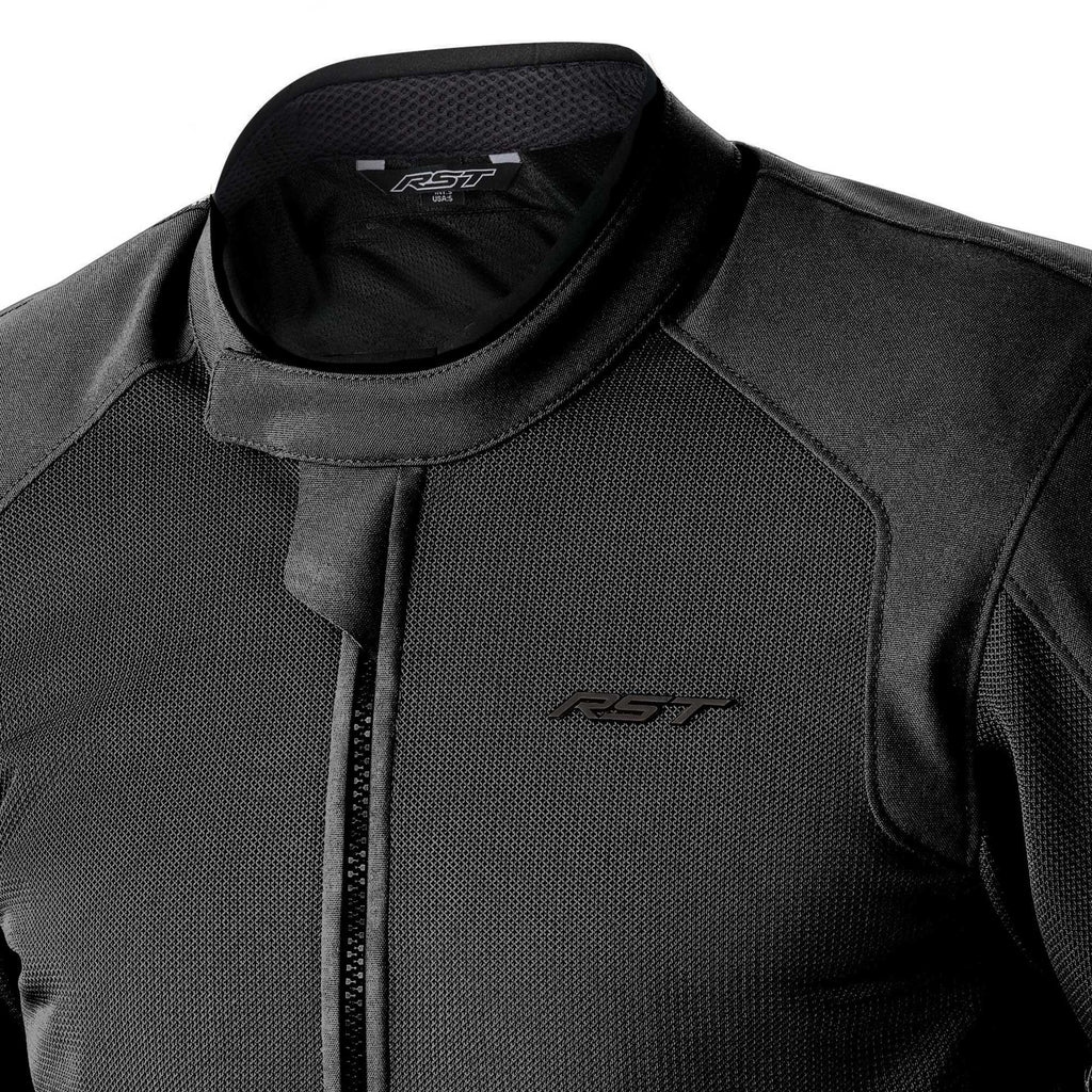 RST Motorcycle Vented Textile Jacket - Spectre Air D3O Armour (Black)