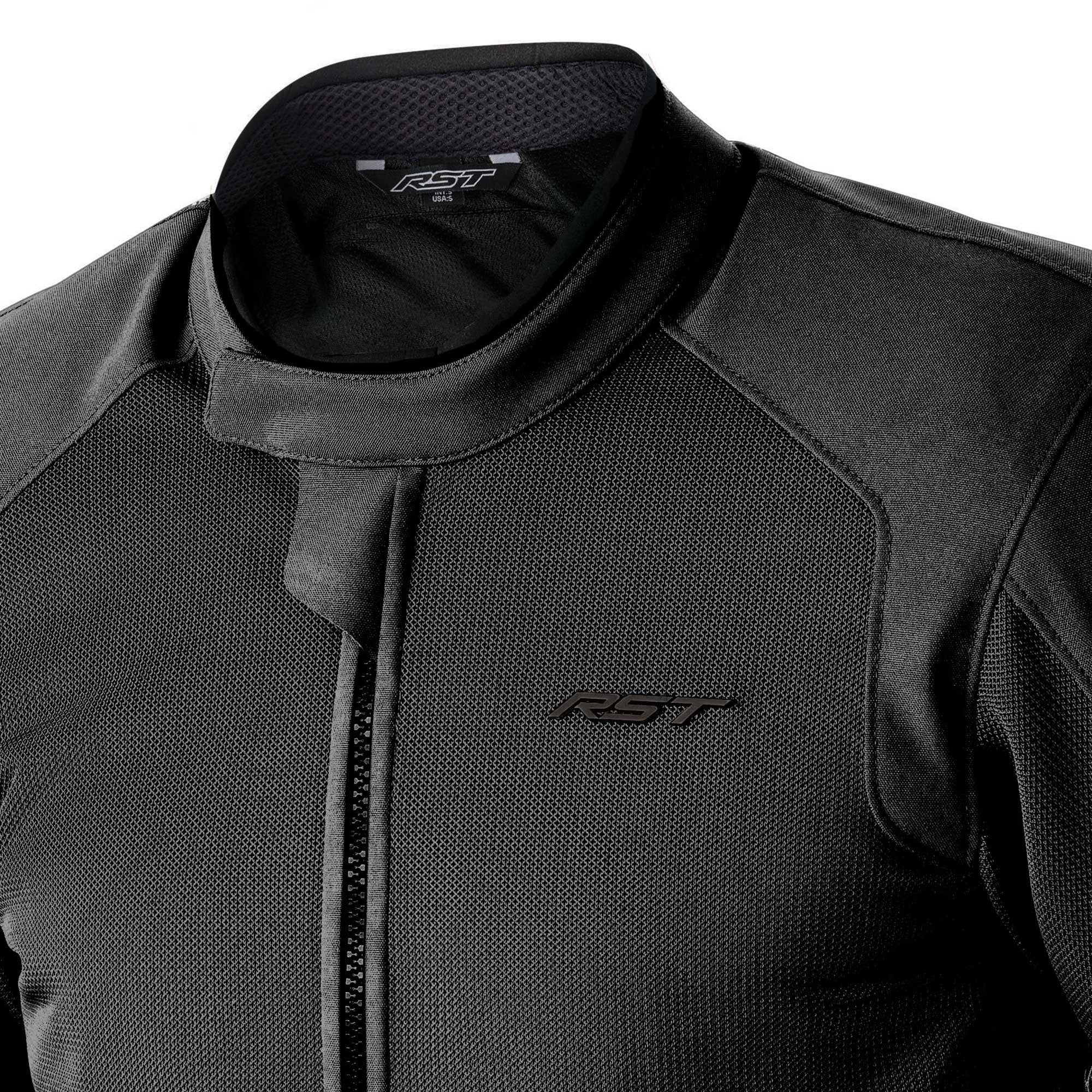 RST Motorcycle Vented Textile Jacket - Spectre Air D3O Armour (Black)
