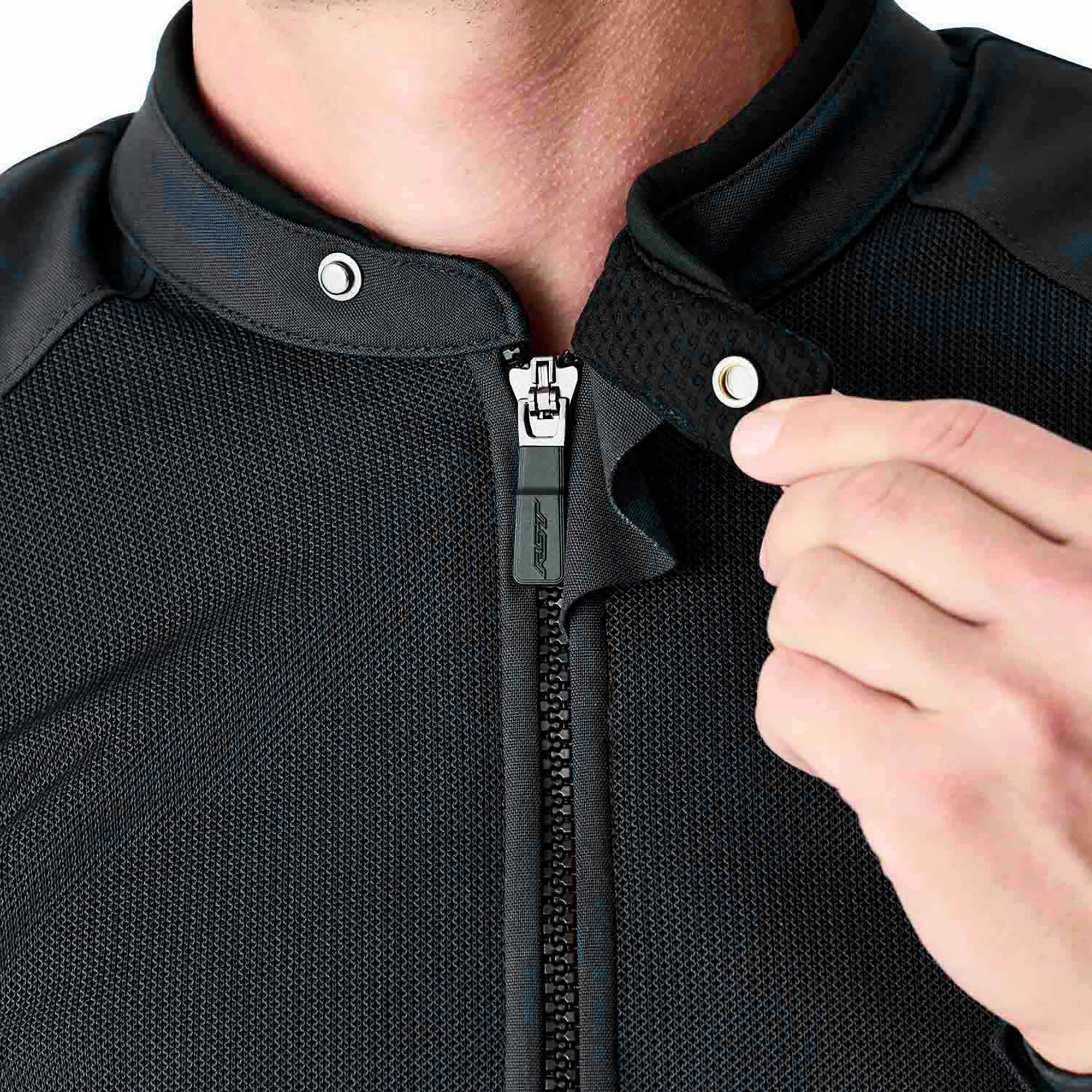 RST Motorcycle Vented Textile Jacket - Spectre Air D3O Armour (Black)
