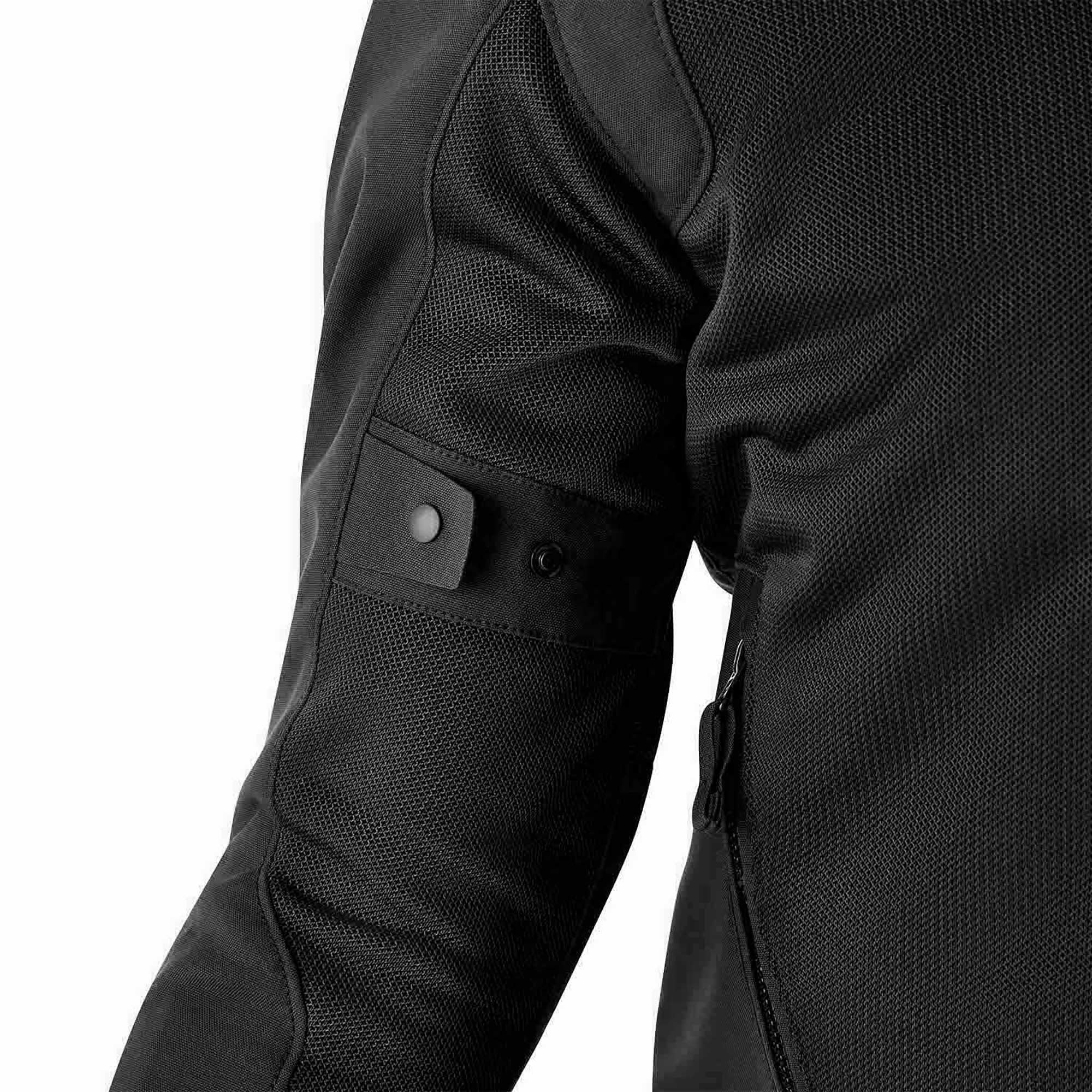 RST Motorcycle Vented Textile Jacket - Spectre Air D3O Armour (Black)
