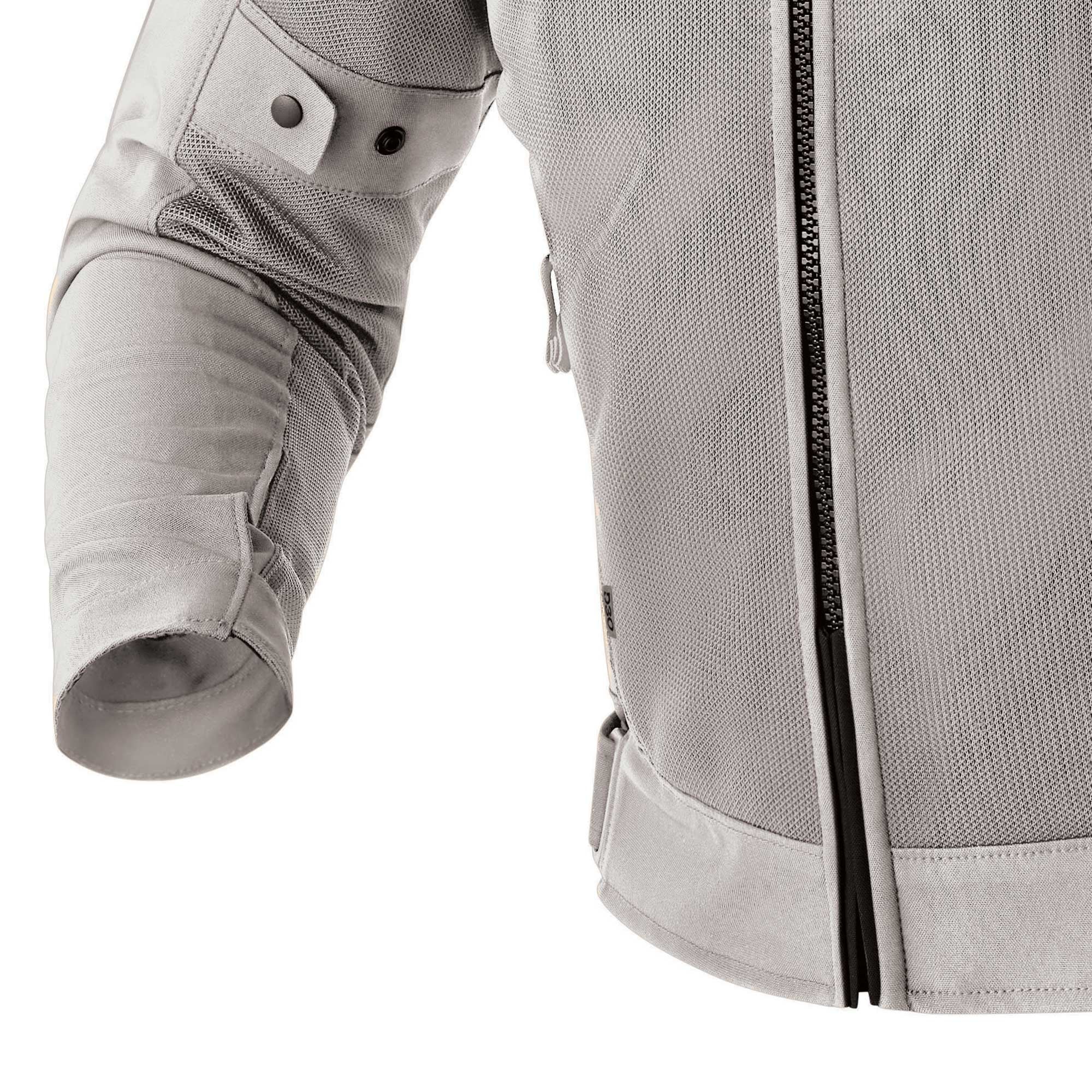 RST Motorcycle Vented Textile Jacket - Spectre Air D3O Armour (Silver)
