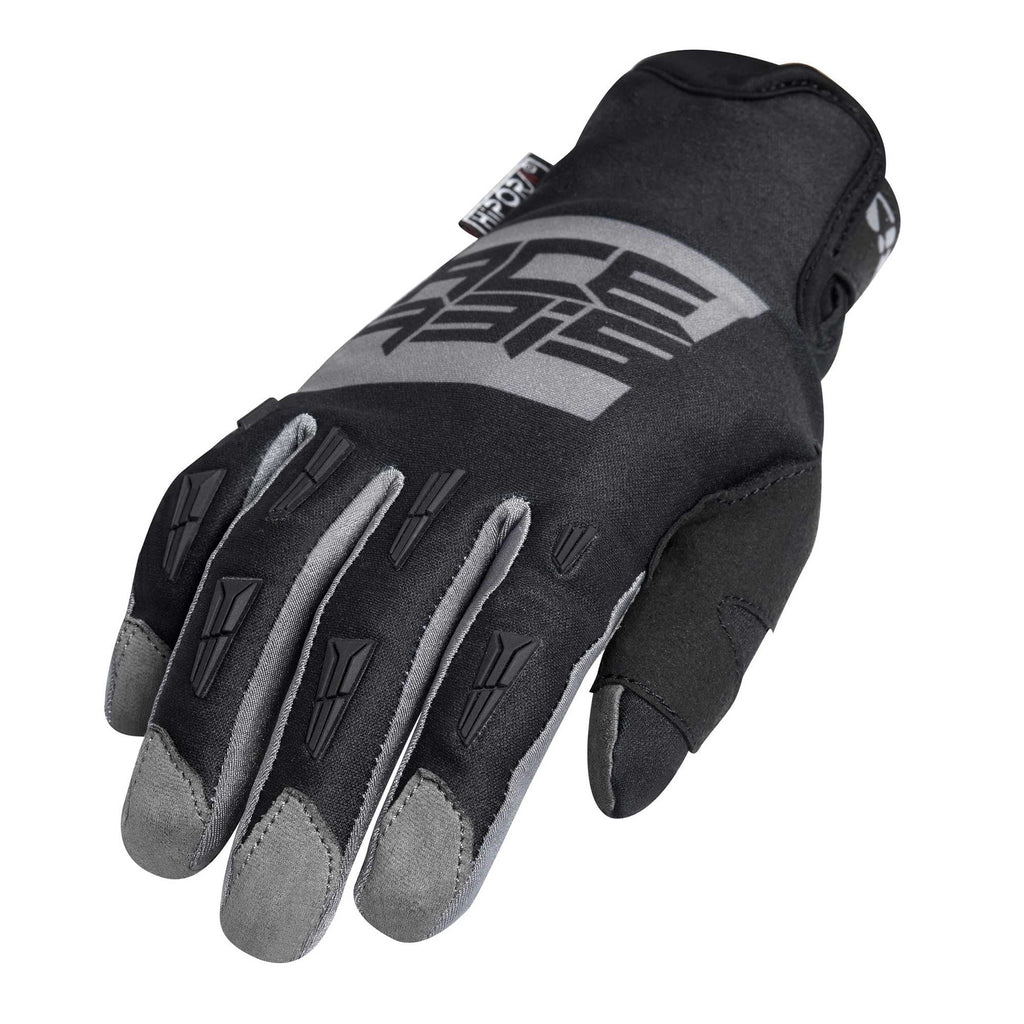 Acerbis (MX26) Gloves - MX-WP Homologated CE - WATERPROOF - Grey/Black