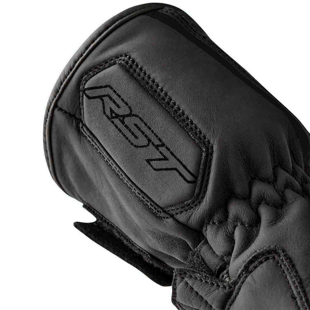 RST S1 V2 CE Motorcycle Road | Sports Leather Gloves (Black / Black)