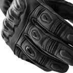 RST S1 V2 CE Motorcycle Road | Sports Leather Gloves (Black / Black)