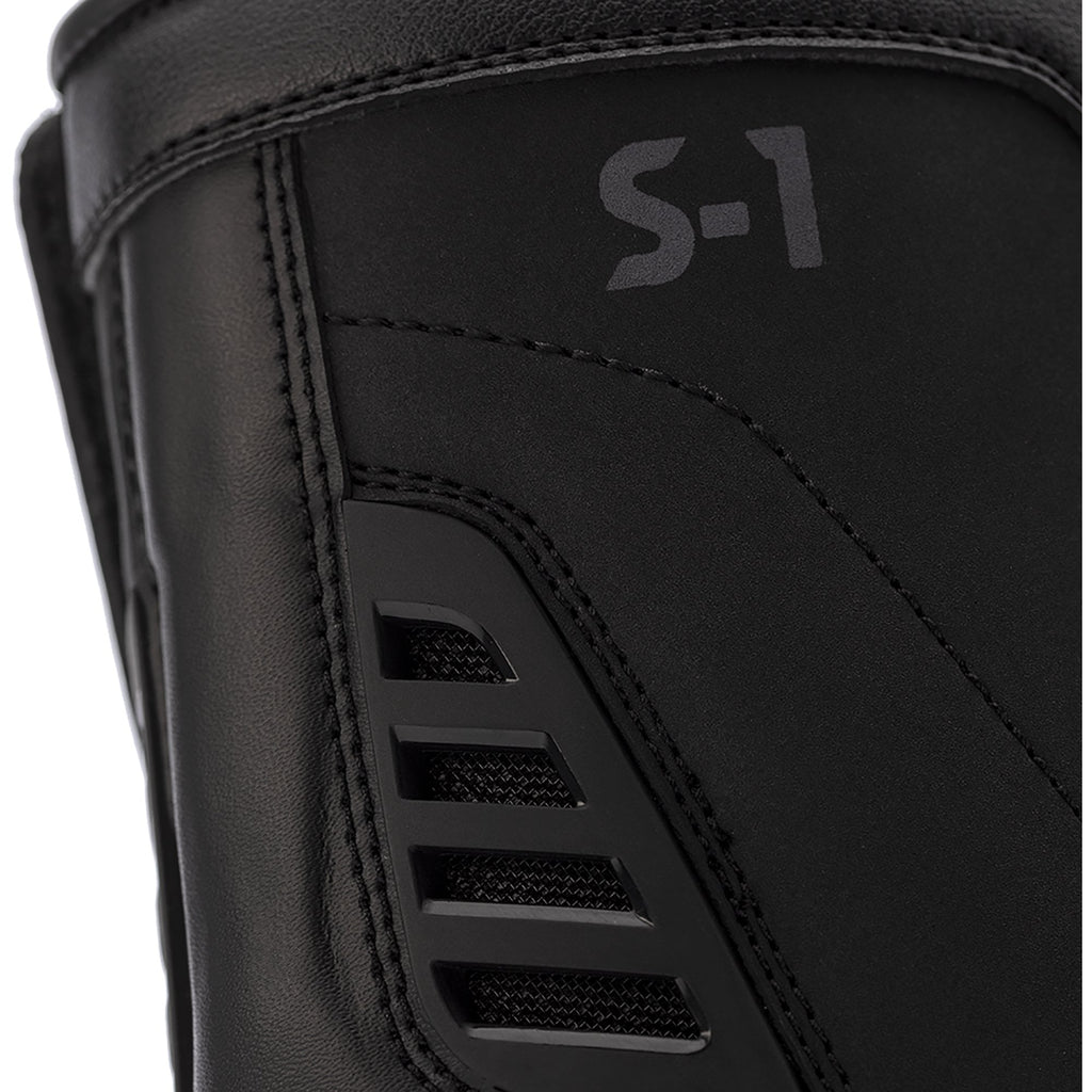 RST Motorcycle Sports Boots - S1 Mens CE Waterproof (Black / Black)