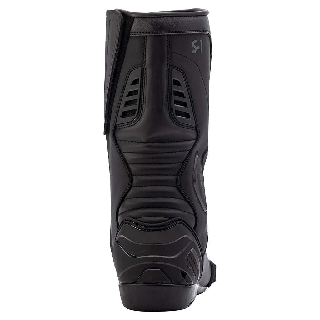 RST Motorcycle Sports Boots - S1 Mens CE Waterproof (Black / Black)
