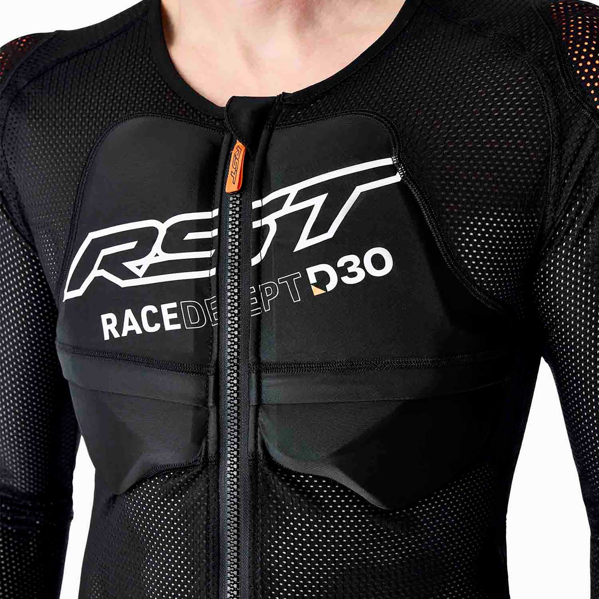 RST Motorcycle Protection Jacket - Race Dept D3O Armour Shirt (Black)