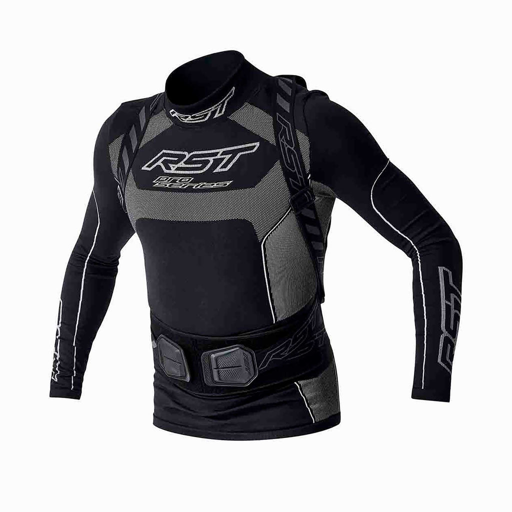 RST Motorcycle Back Protector - Race Dept D3O CE2 With Straps and Kidney Belt