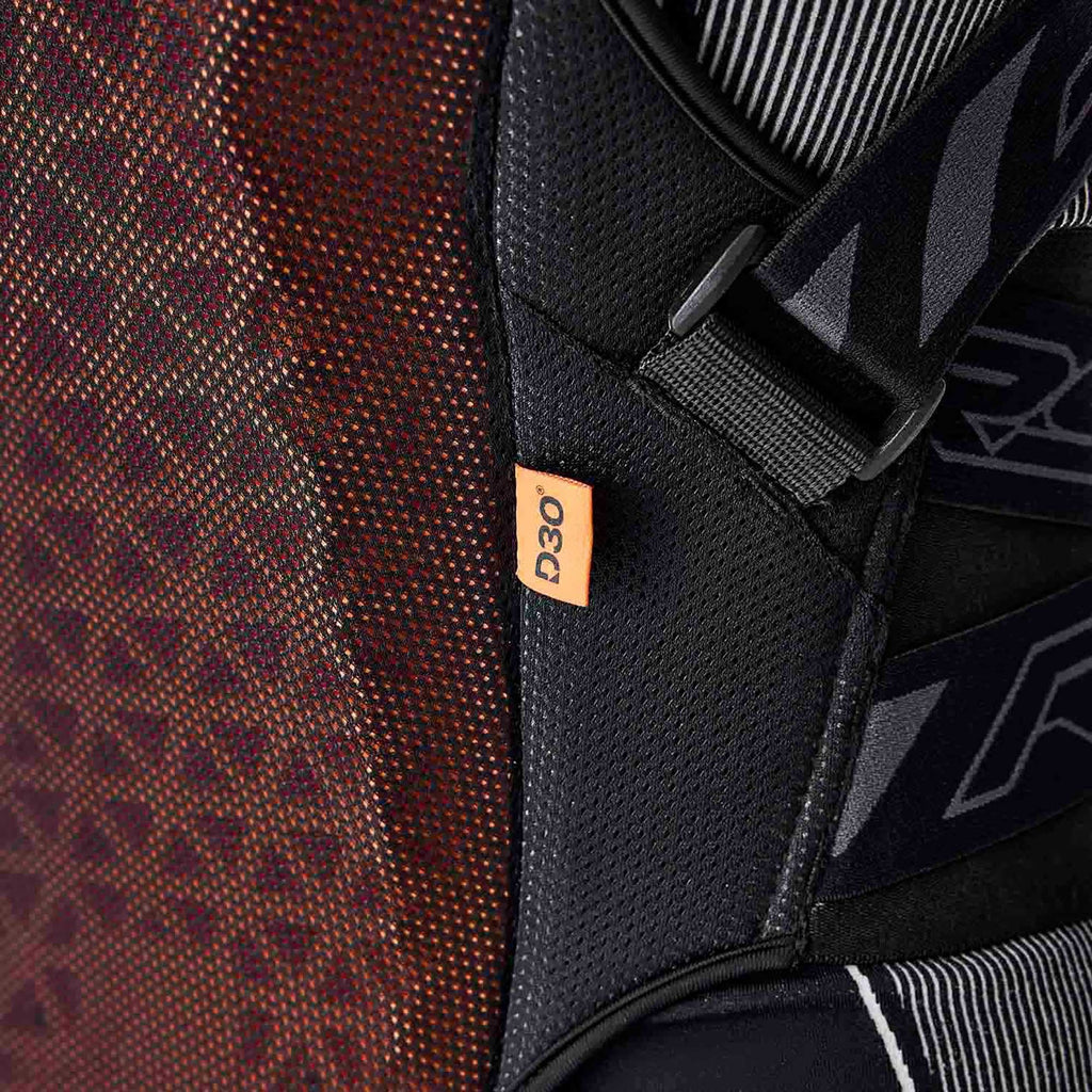 RST Motorcycle Back Protector - Race Dept D3O CE2 With Straps and Kidney Belt