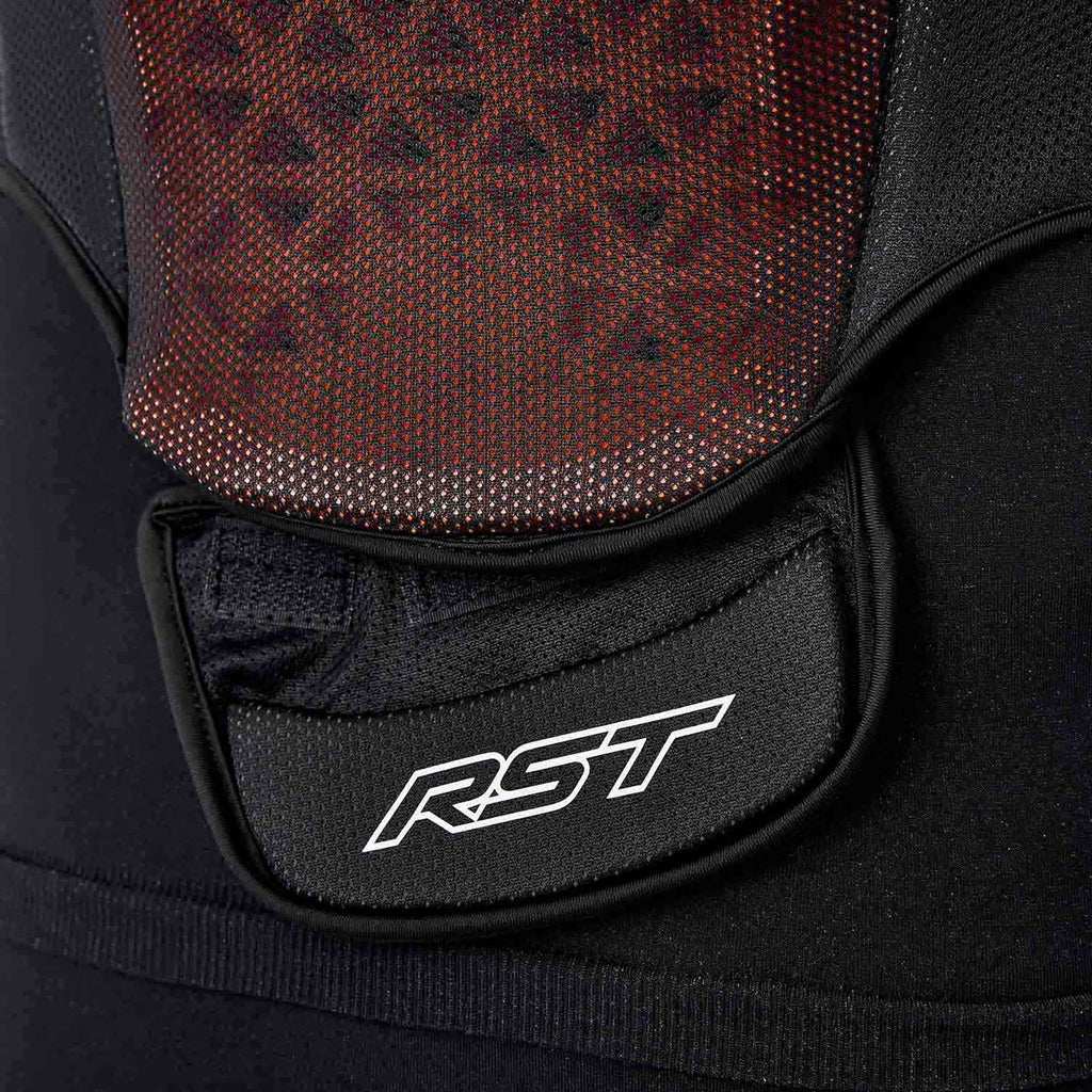 RST Motorcycle Back Protector - Race Dept D3O CE2 With Straps and Kidney Belt